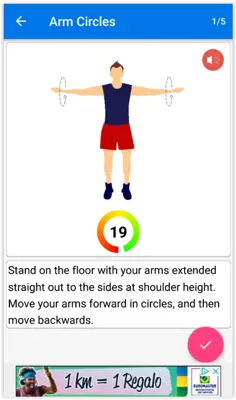 30 Day Home Workout android App screenshot 3