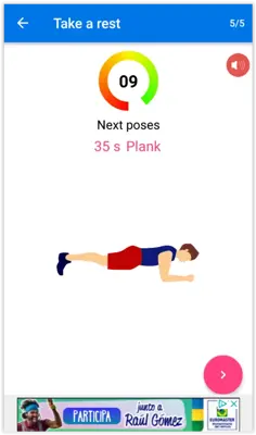 30 Day Home Workout android App screenshot 5