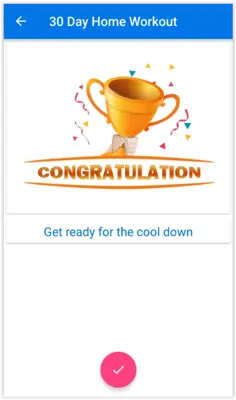 30 Day Home Workout android App screenshot 6