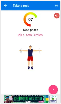 30 Day Home Workout android App screenshot 7